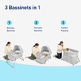 thumbnail image 6 of Graco DreamMore  3-in-1 Portable Bassinet & Travel Crib, Modern Cottage, 6 of 7