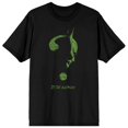 thumbnail image 3 of Batman Movie Character Silhouette Men’s Black Graphic T-Shirt, 3 of 4