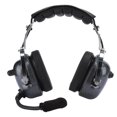 thumbnail image 1 of Auriculares con micrófono y reducción de ruido para aviación, color negro, para montaje en la cabeza, para aviación, con reducción de ruido, auriculares con cancelación d, 1 of 9