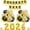 B-Gold, variant on HaCpiu 2026 Graduation Decorations Set, Foil Number Balloons & Confetti Balloons Kit, Congrats Grad Banner for College, High School & Graduation Party Supplies