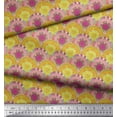 thumbnail image 3 of Soimoi Green Heavy Canvas Fabric Multicolor Mandala Print Fabric by Yard 58 Inch Wide, 3 of 3