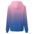 thumbnail image 4 of Lmnyox Women's Fashion Print Hoodies Oversized Long Sleeve Drawstring Sweatshirts Casual Pullover with Pocket, 4 of 4