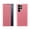 Pink, variant on for Samsung Galaxy S26 Ultra Smart Case, PU Leather Texture Flip Cover Smart View Window, Shockproof Protective Durable Anti-Scratch Kickstand Phone Case, Silver