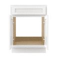 thumbnail image 6 of Vanity Art 24 Inch Double Shutter Door Bathroom Vanity Base Cabinet with Soft Closing Shaker Drawer, Strudy Floor Mount Storage Cabinet Organizer for Bedroom, Living Room, Kitchen, VA4024-W., 6 of 9