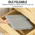 thumbnail image 6 of Folding Wardrobe Storage Box with Clear Zippered Window, Large Capacity Organizer for Sweaters Pants Clothes, Foldable and Stackable for Closet Under Bed Use, 6 of 7