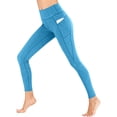 thumbnail image 4 of Hilenly Leggings with Pockets for Women Soft Stretch High Waist Yoga Pants Quick Dry Workout Gym Pants, 4 of 10