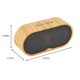 thumbnail image 3 of Altavoz Bluetooth, altavoces Bluetooth de audio, caja de sonido portátil estéreo inalámbrico para fiestas, sonido de 10 W, altavoz Bluetooth portátil de madera., 3 of 8