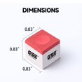thumbnail image 4 of GSE 12-Pack Billiard/Pool Cue Chalks Billiard Pool Table Accessories for Home/Tournament Use (Red), 4 of 4