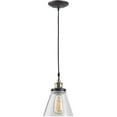 thumbnail image 1 of 64750 1 Light Pendant Light Fixture, Clear Glass Shade, 1 of 1