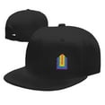 thumbnail image 7 of DouZhe Flat Brim Cap Snapback Hat, Lgbt Rainbow Pride Prints Adjustable Black Adult Baseball Cap, 7 of 7
