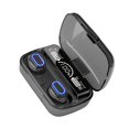 thumbnail image 2 of Auricular Bluetooth 5.0 Con Estuche De Carga De 2000 Mah Pantalla De Alimentación Led Auricular Deportivo Ipx7 Auricular Deportivo A Prueba De Agua Inalámbrico Con 2 Tapones Para Los Oídos sonducket EL010206-00, 2 of 6
