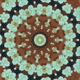 thumbnail image 1 of Ahgly Company Indoor Square Patterned Blood Red Brown Area Rugs, 6' Square, 1 of 6