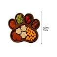 thumbnail image 3 of Dog Shaped Serving Tray, Solid Wood Pet Theme Platter, Food Safe Fruit Snack Board, Household Kitchen Dining Decor, Pet Lover Gift Idea, 3 of 7