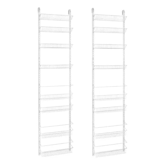 Set 2 Percheros Organizadores Ajustables De 8 Estantes Hogar cocina interiores
