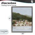 thumbnail image 4 of Stupell Industries Traditional Coastal Mountains By Sea Gray Floating Frame Canvas Art, 25 x 31, by Grace Popp, 4 of 8