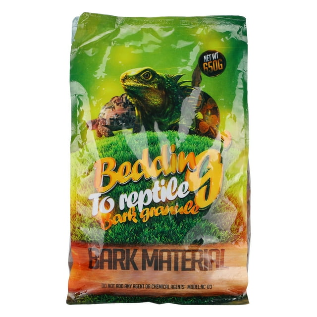 Reptile Bark Bedding Reptiles Insects Spiders Substrate 650g/bag Forest Terrain Bark Fine Chips Natural Wood Log Terrain Substrate For Reptiles