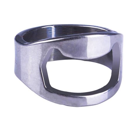 

SANAG Cute Metal Finger Ring Bottle Opener Bar Beer Tool Cap Opener Remover