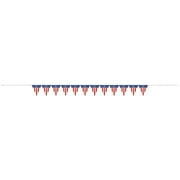 Amscan Holdings, Inc. Patriotic Red White and Blue Pennant Banner