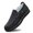 Black, variant on Loafers for Men Brown Relaxed Fit Lightweight Wide Width Mens Casual Shoes Lace Up Hard Sole Mesh Breathable Travel Ready Walking Sneakers