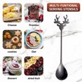 thumbnail image 4 of 5 uds cucharas navideñas, vajilla navideña café té sopa cuchara agitadora postre pastel helado cucharas, 4 of 6