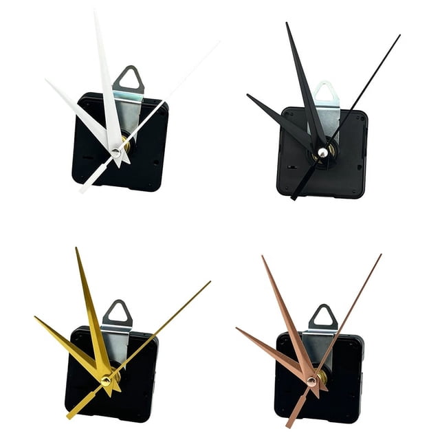1 juego de mecanismo de reloj de pared silencioso de cuarzo para bricolaje, kit de movimiento central para maquinaria, reloj de mesa, reloj de barrido, mecanismo de relojería A