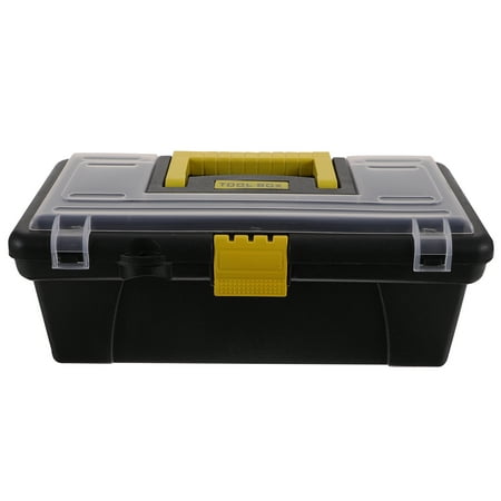 

Meijiashe Tool Case Heavy Duty Plastic Tool Box Household Tools Organizer Storage Box with Handle