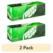 (2 pack) Great Value Twist Up Zero Sugar Lemon Lime Soda Pop, 12 fl oz, 12 Pack Cans