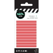 Heidi Swapp Neon Glow Wire 8'-Red