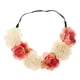 thumbnail image 1 of Mujeres flor corona diademas corona floral guirnalda boda Champagne + roja Sunnimix Diadema de flores Boho Guirnalda, 1 of 8