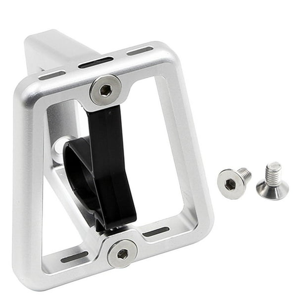 Portabotellas de Aleación de Aluminio Durable para Bicicleta Estante Soporte de Bolsa de Carga para Bicicleta Plegable Plata Baoblaze Bloque portabicicletas delantero