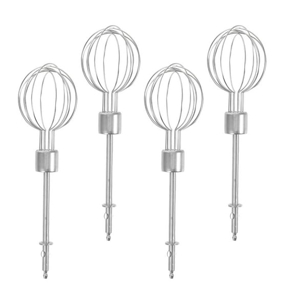 HEANUJJ 4pcs Small Whisks Stainless Steel For Mixing Batter With Mini Hand Drill