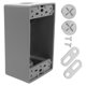 thumbnail image 1 of BEADCEST Caja Eléctrica Para Exterior De Aluminio Resistente Con Estándar Americano Color Plata, 1 of 8