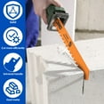 thumbnail image 2 of NUAHRHY Reciprocating Saw Blade Quick Cutting Precise Reciprocating Cutting Blade High Strength Multipurpose Recipro Saw Blades for Cement Composite Panels Bricks, 2 of 9