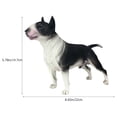 thumbnail image 5 of MOVTOTOP Bull Terrier Model Standing Dog Model Simulation Bull Terrier Dog Model Fake Puppy Model, 5 of 5