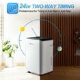 thumbnail image 6 of 50 Pint Dehumidifier for Basements,Large Room,Home,Bathroom,4,500 Sq. ft. Dehumidifier with Drain Hose,Intelligent Humidity Control,24H Timer,3 Speed, 6 of 13