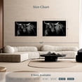 thumbnail image 4 of Elephant Stock Brindle Rodeo Bull Wall Art - Horizontal Canvas Wall Art - Living Room Wall Decor - Animal Canvas - Black And Gray Decor By Julie Chapman - 51" x 34", 4 of 8