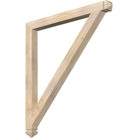 

Ekena Millwork 3 1/2 W x 44 D x 48 H Traditional Arts & Crafts Smooth Bracket Douglas Fir