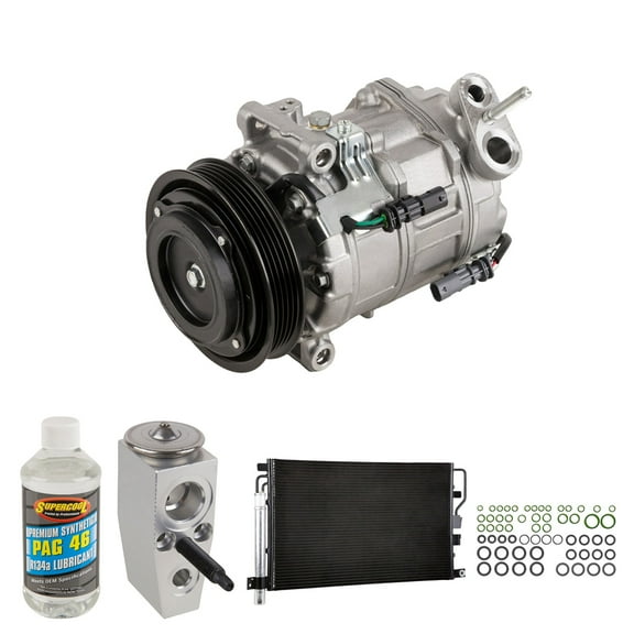 A/C Kit w/ AC Compressor Condenser & Drier For Chevy Equinox & GMC Terrain 2.4L 4-Cylinder 2012 2013 2014 2015 - BuyAutoParts