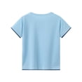 thumbnail image 6 of SGFCWSX Boys 2 Piece Outfit, Quick Dry Athletic Crew Neck Short Sleeve T-Shirt and Elastic Waist Shorts Blue Size 8, 6 of 6