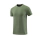 thumbnail image 4 of Ceisia Men's Solid Color Linen Blend T-shirt Short Sleeve Round Neck Loose Fit Casual Daily Tee Tops Army Green XXXL Gifts, 4 of 7