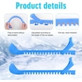 thumbnail image 3 of Ice Skate Guards, 2 Pack, Hockey Shoes Ice Skates Blade Covers, Adjustable Figure Skate Protector Accessories, 3 of 8