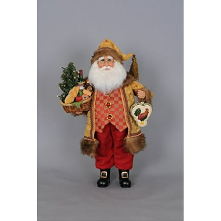 Karen Didion Wine Santa - Karen Didion Lighted Tuscan Cuisine Santa