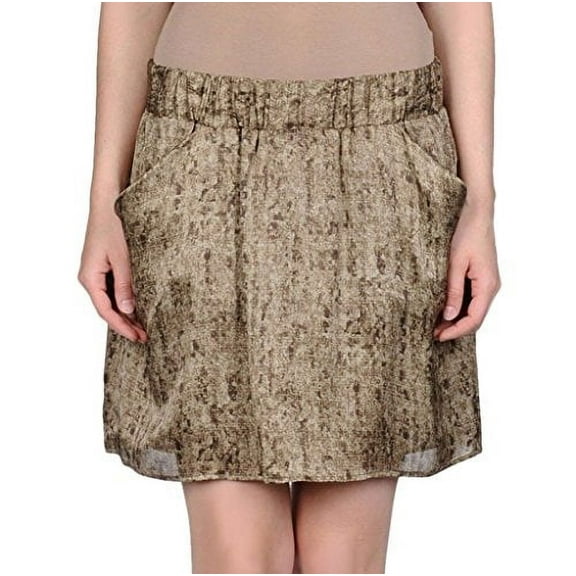 Michael Kors Above Knee Mini Skirt, Hemp,10