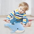 thumbnail image 5 of ​15.7 Inch Realistic Dolphin Plush Toy - Large Stuffed Animal for Kids & Adults, Premium Gift for Holidays (Super Plush Fabric)​​ Blue, 5 of 6