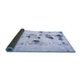 thumbnail image 2 of Ahgly Company Indoor Square Solid Blue Modern Area Rugs, 8' Square, 2 of 4