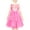 Pink Dot, variant on Girls Dress Round Collar Off White Dancing Ball Princess Party 4 Years