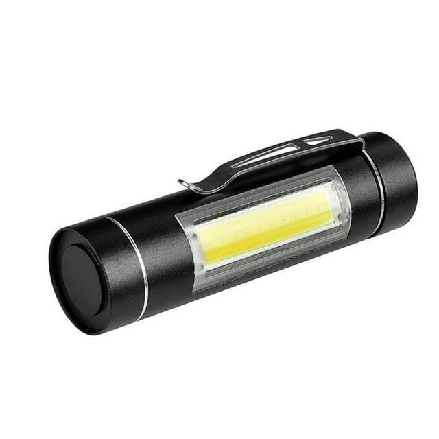 CHUANK light Clearance Mini 1 Modes light XPE Q5 COB LED Pocket Clip Torch A