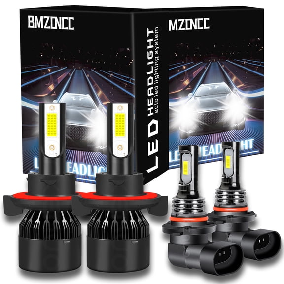 For Chevy HHR 2006-2011 6000K H13/9008   9006 LED Headlight Fog Light Bulbs