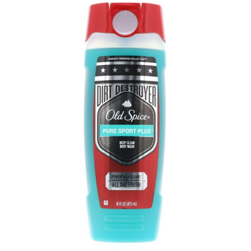 Old Spice Hardest Working Collection Dirt Destroyer Body Wash, Pure