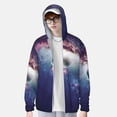 thumbnail image 2 of Balery Planets Stars And Galaxies Sudadera ligera de manga larga con capucha y protección solar UPF 50+ para hombre y mujer, ideal para pesca y running-Medium, 2 of 7